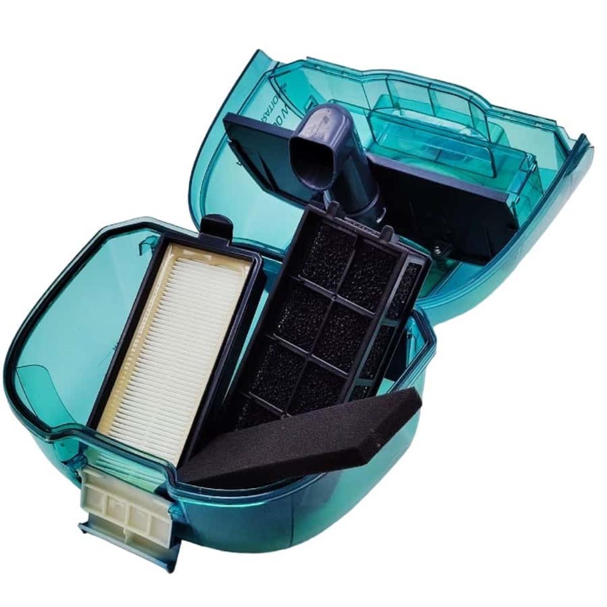 картинка Vitek VT-1833-KNSB-GR контейнер для сбора мусора в сборе c фильтрами к пылесосу VT-1833, зелёный от магазина Интерком-НН