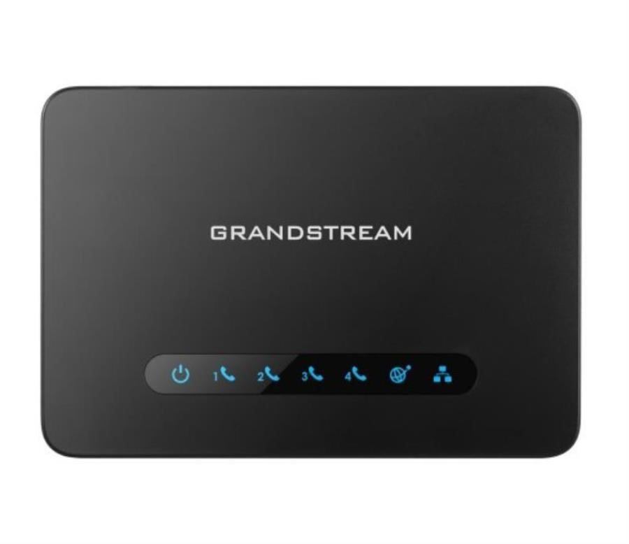 картинка Grandstream HT-814 Аналоговый телефонный адаптер, 4 SIP аккаунта, 4 FXS порта, T.38  от магазина Интерком-НН
