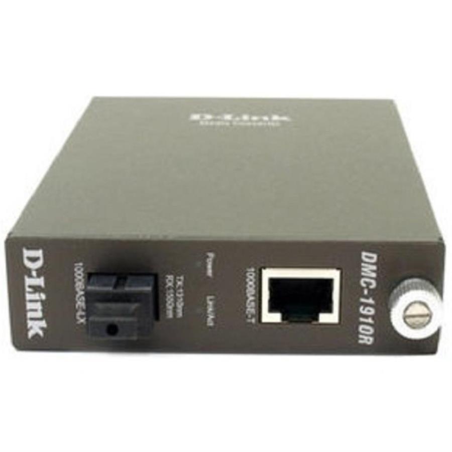 картинка D-Link DMC-1910R Медиаконвертер Gigabit Ethernet 1000BASE-T одно волокно разъем SC от магазина Интерком-НН