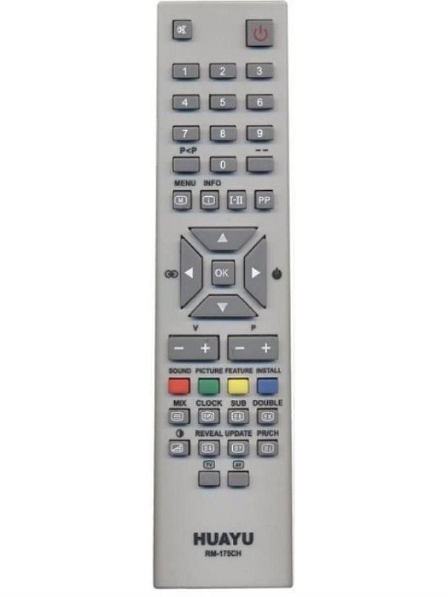 картинка Huayu RM-175CH (132) пульт дистанционного управления универсальный (ПДУ) для телевизоров Vestel от магазина Интерком-НН
