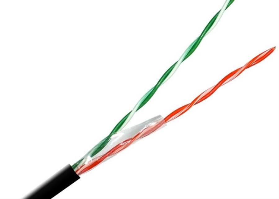 картинка Кабель UTP2 cat.5e  LC/2 пары (2х2х0,52), одножильный, неэкранированный, для наружных работ от магазина Интерком-НН