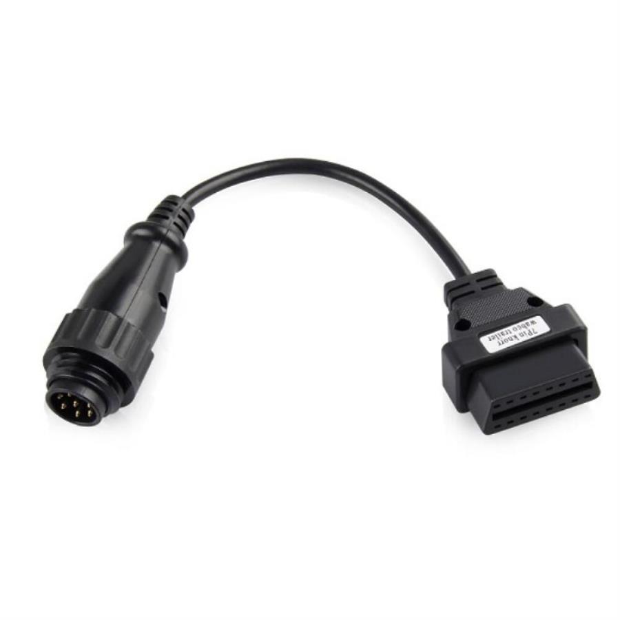картинка Кабель-переходник диагностического разъема Knorr, Wabco Trailer 7pin на OBDII 16pin для автомобиля от магазина Интерком-НН