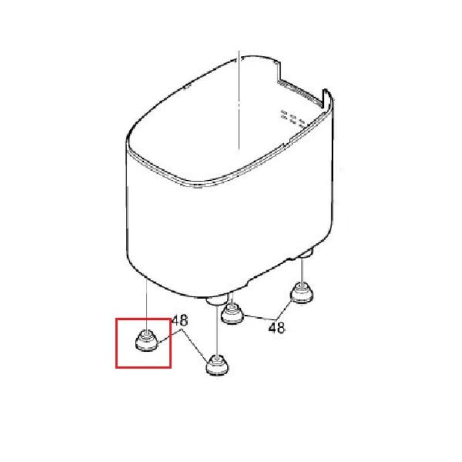 картинка Panasonic ADB09E160-H1 Резиновая ножка хлебопечек SD-2500, 2501 от магазина Интерком-НН
