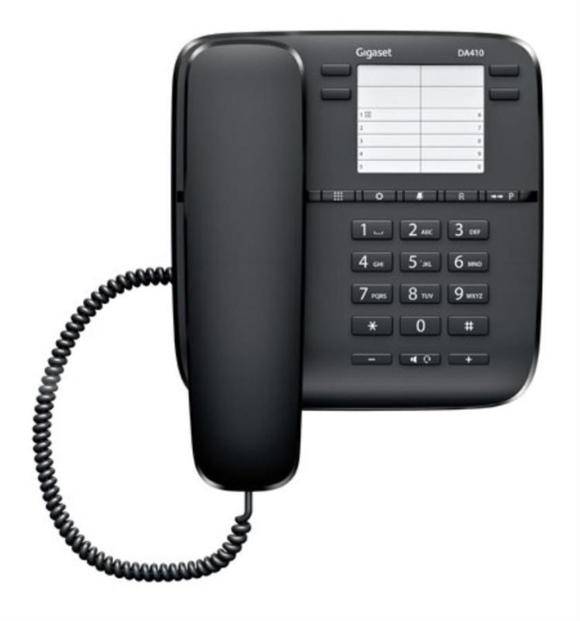 картинка Телефон проводной Gigaset DA410 RUS черный от магазина Интерком-НН