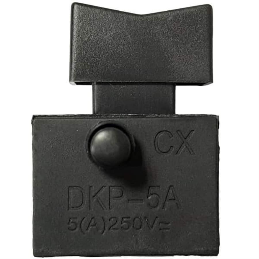 картинка Выключатель-бочонок малый DKP-5A (164) с фиксатором 5A, 250V для электроинструмента  от магазина Интерком-НН