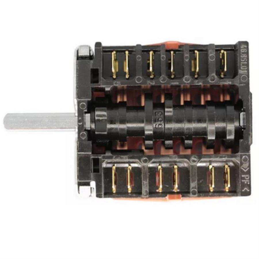 картинка EGO 46.26866.801 (C00022195) переключатель режимов духовки 6 позиций для плиты Ariston, Indesit от магазина Интерком-НН