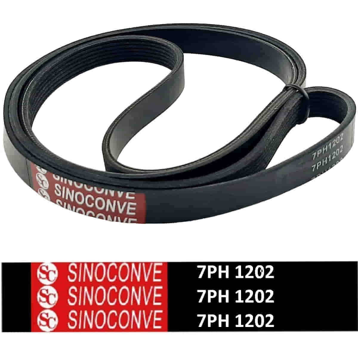 картинка Sinoconve 7PH1202 H7 ремень поликлиновый приводной для стиральной машины AEG, Electrolux, Zanussi от магазина Интерком-НН