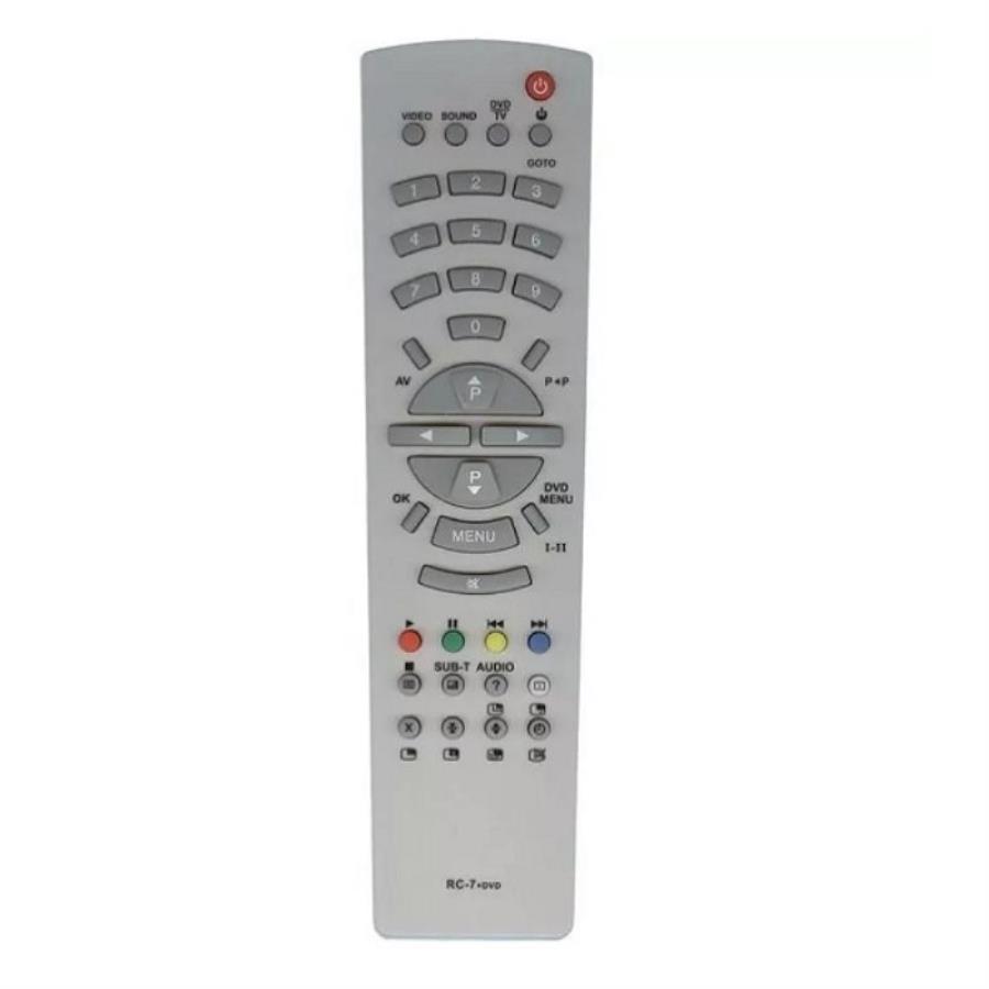 картинка Huayu RC-7+DVD (16273) пульт дистанционного управления (ПДУ) для телевизора Rolsen RC-7 (TV+DVD) от магазина Интерком-НН