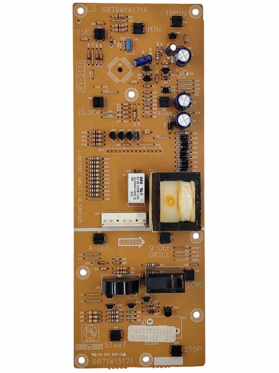 картинка LG 6871W1S171C БУ (USED) Плата управления для микроволновой печи MS-2352J от магазина Интерком-НН