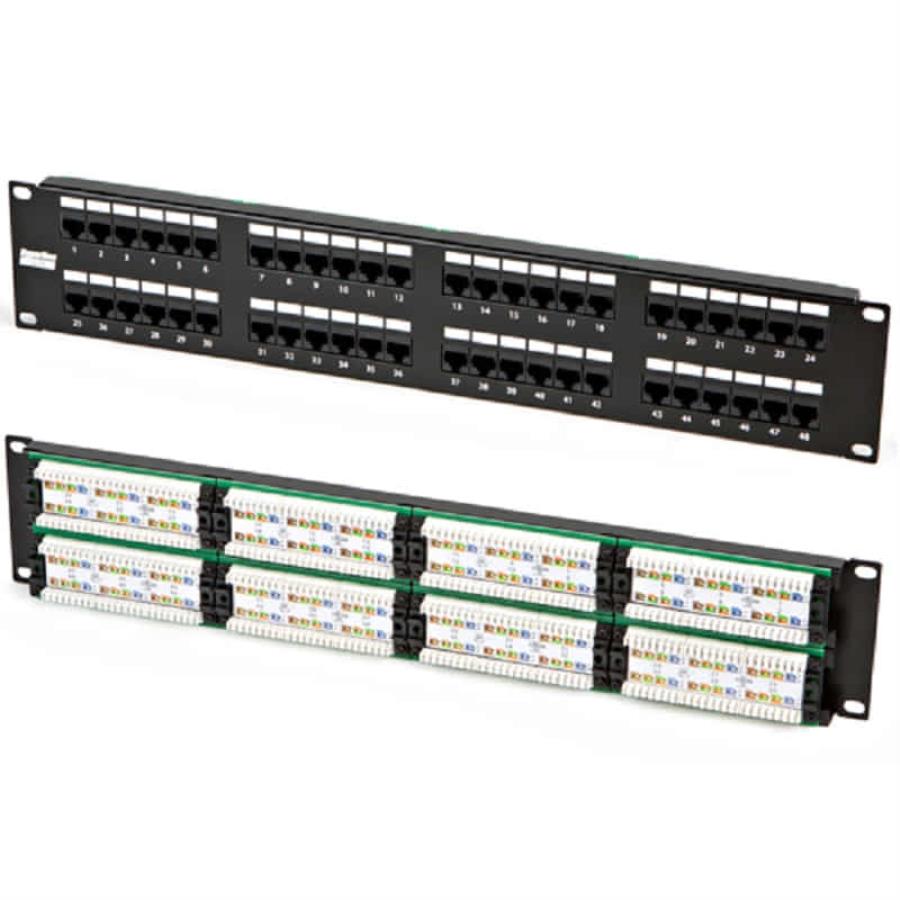 картинка Патч-панель 48 портов RJ45 Cat.5e Б/У от магазина Интерком-НН