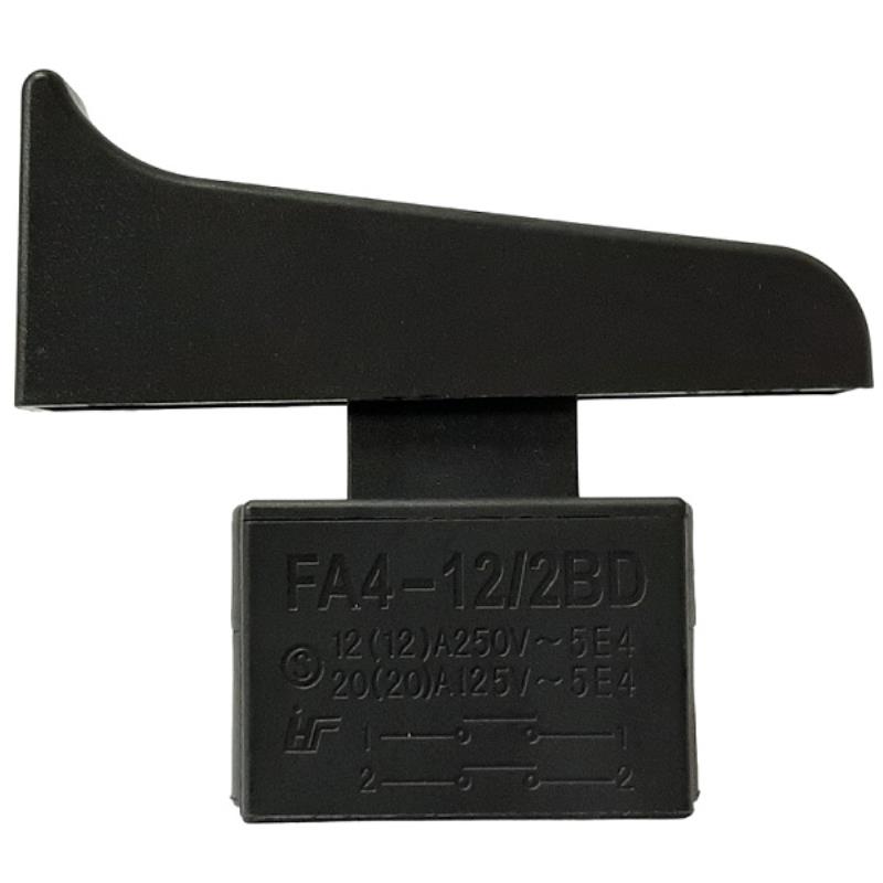 картинка Выключатель FA4-12/2BD (FA2-10/2B) (176) гусь длинный с фиксатором 12A, 250V для электроинструмента от магазина Интерком-НН