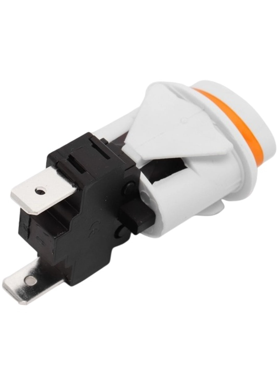 картинка Gefest ПКН-507-113 кнопка подсветки духовки 2-х контактная 16A, 250V для плиты Гефест, Дарина GM341 от магазина Интерком-НН