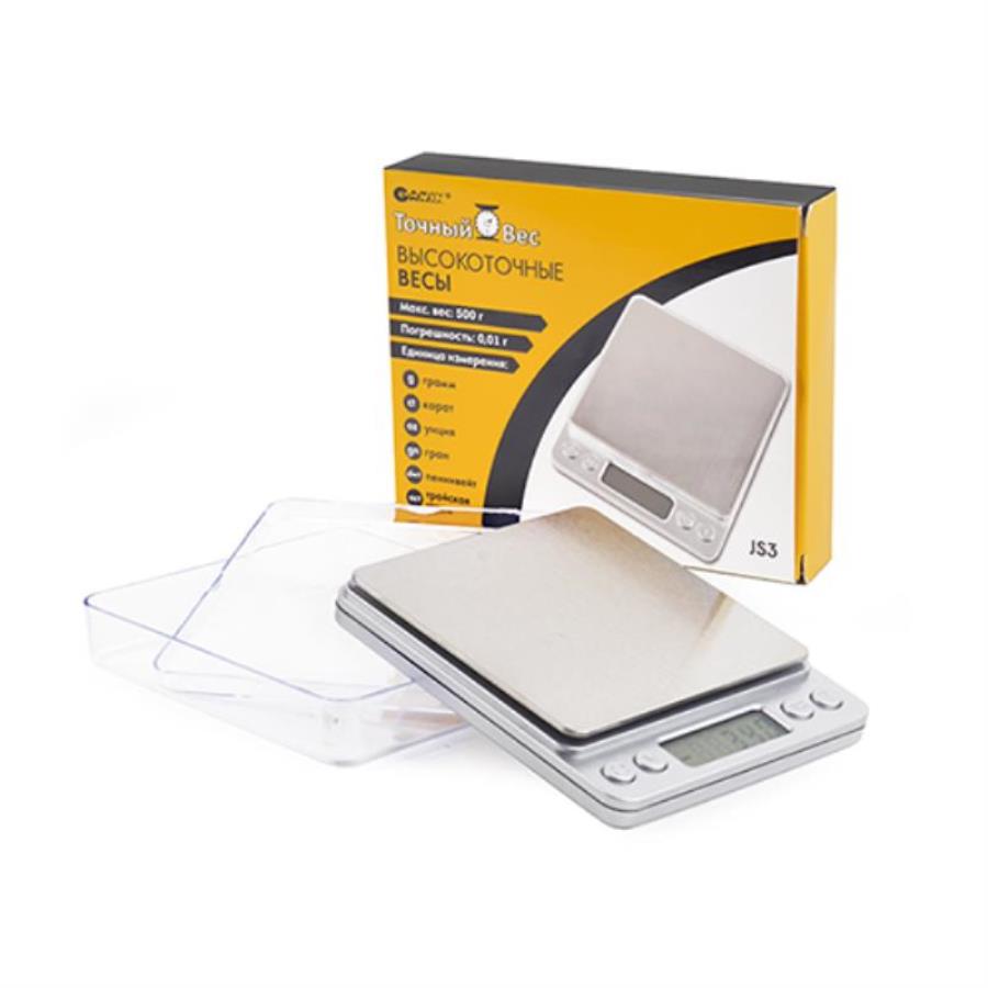 картинка GARIN JS3 Портативные электронные цифровые весы до 500 г точность 0.01 г  от магазина Интерком-НН