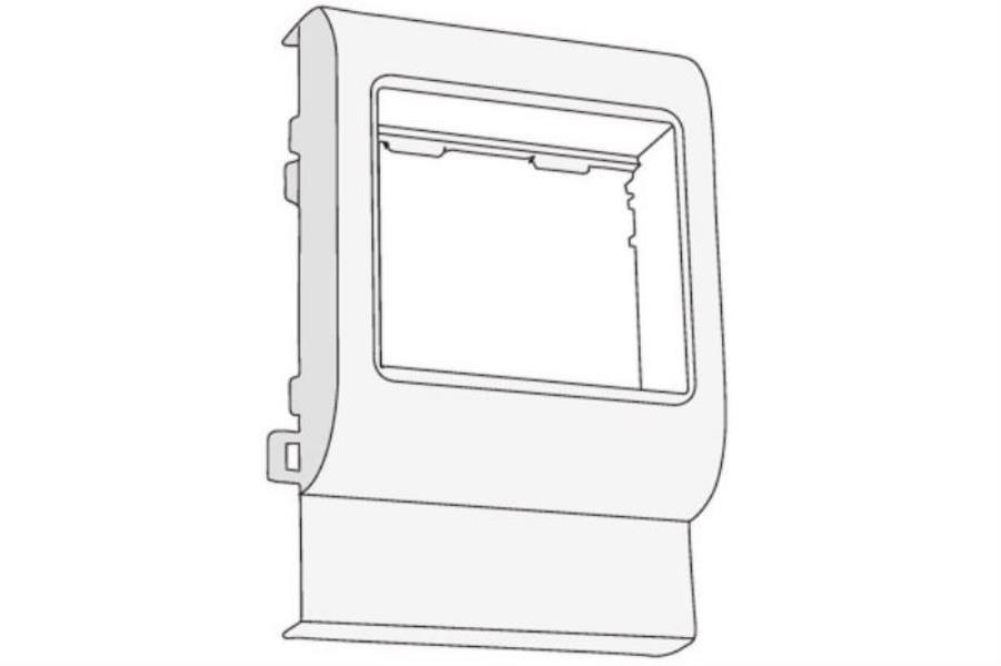 картинка PDA-BN 80 (10443) Рамка-суппорт под 2 модуля от магазина Интерком-НН