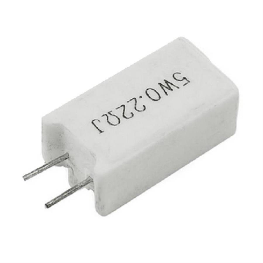 картинка Резистор 2006-000308 керамический 5W 22 Om от магазина Интерком-НН