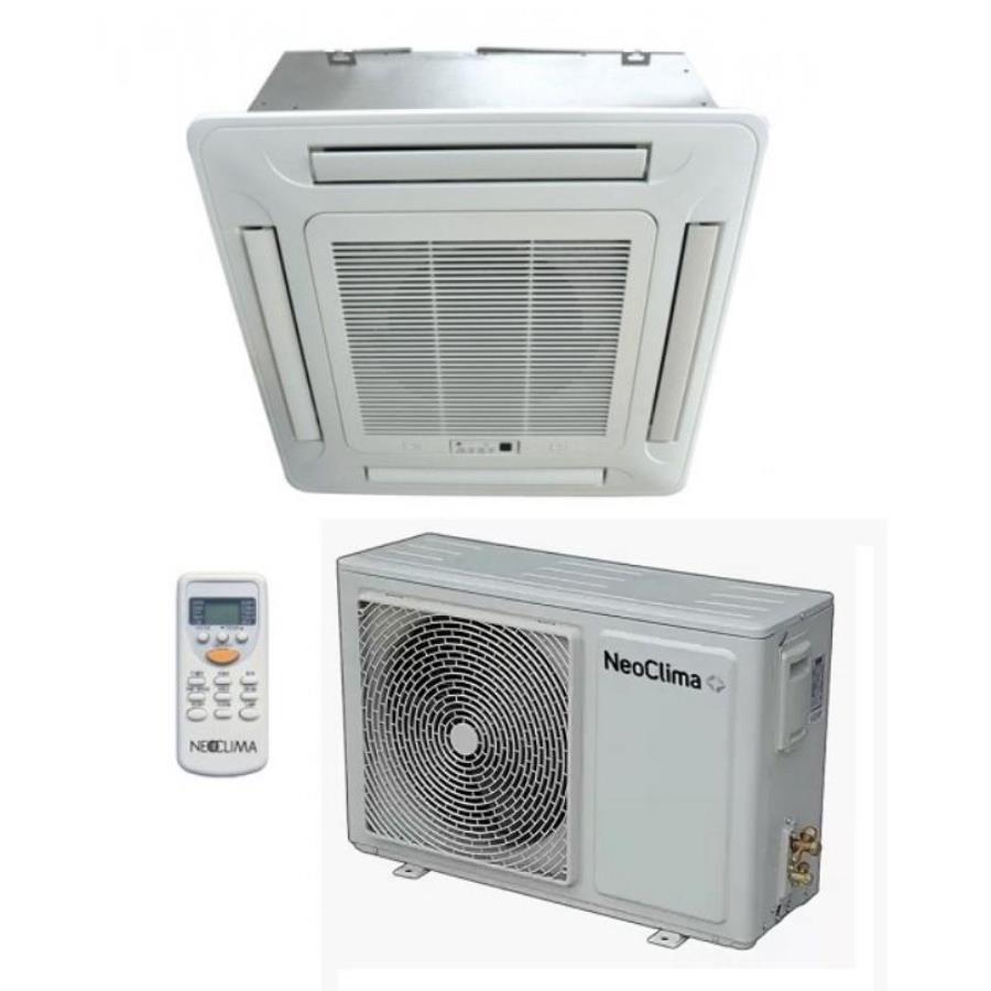 картинка Neoclima NS/NU-12B5 кассетный кондиционер, тепло/холод 3,5/3,9 кВт от магазина Интерком-НН