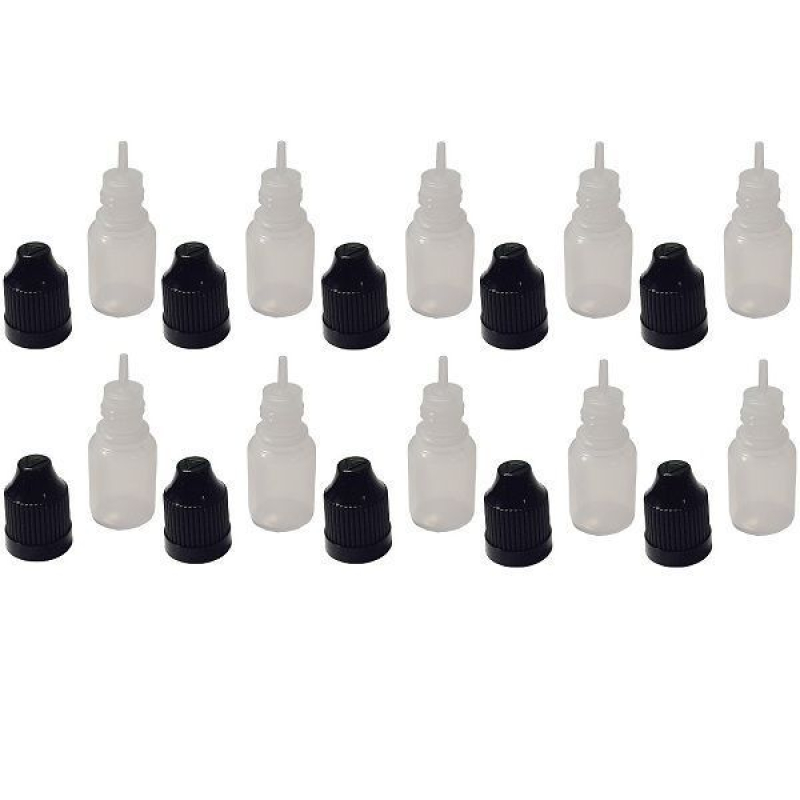 картинка Флаконы (бутылочки) 5мл пластиковые с наконечником и крышкой (10шт) от магазина Интерком-НН