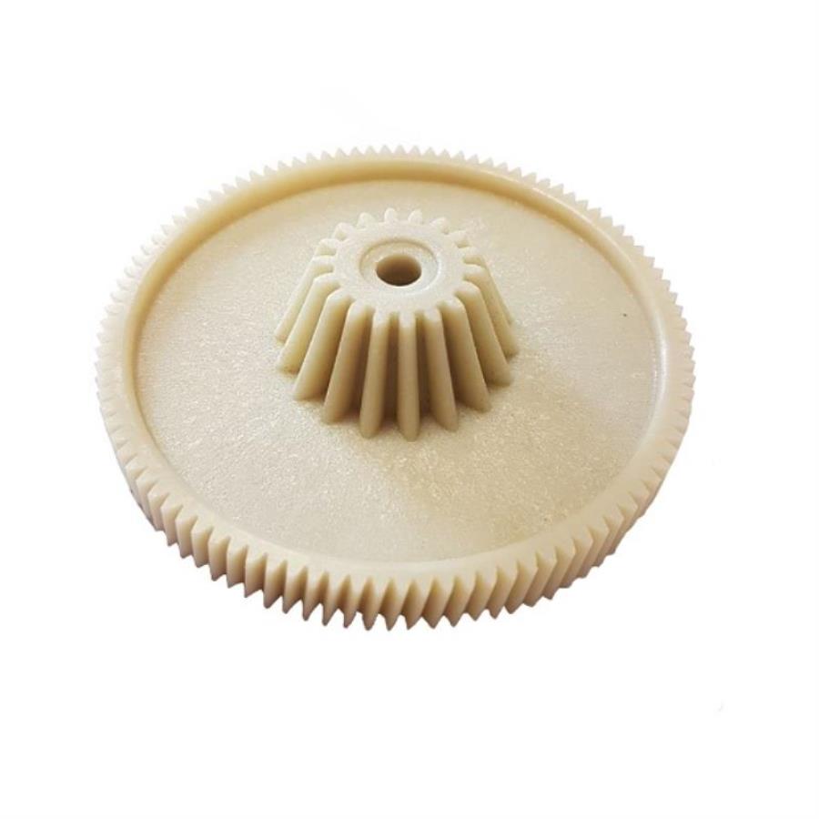 картинка Шестерня конусная для мясорубки Ротор (14.40-RR)  D=81мм, H-22мм, 18 прямых и 99 косых зубьев от магазина Интерком-НН