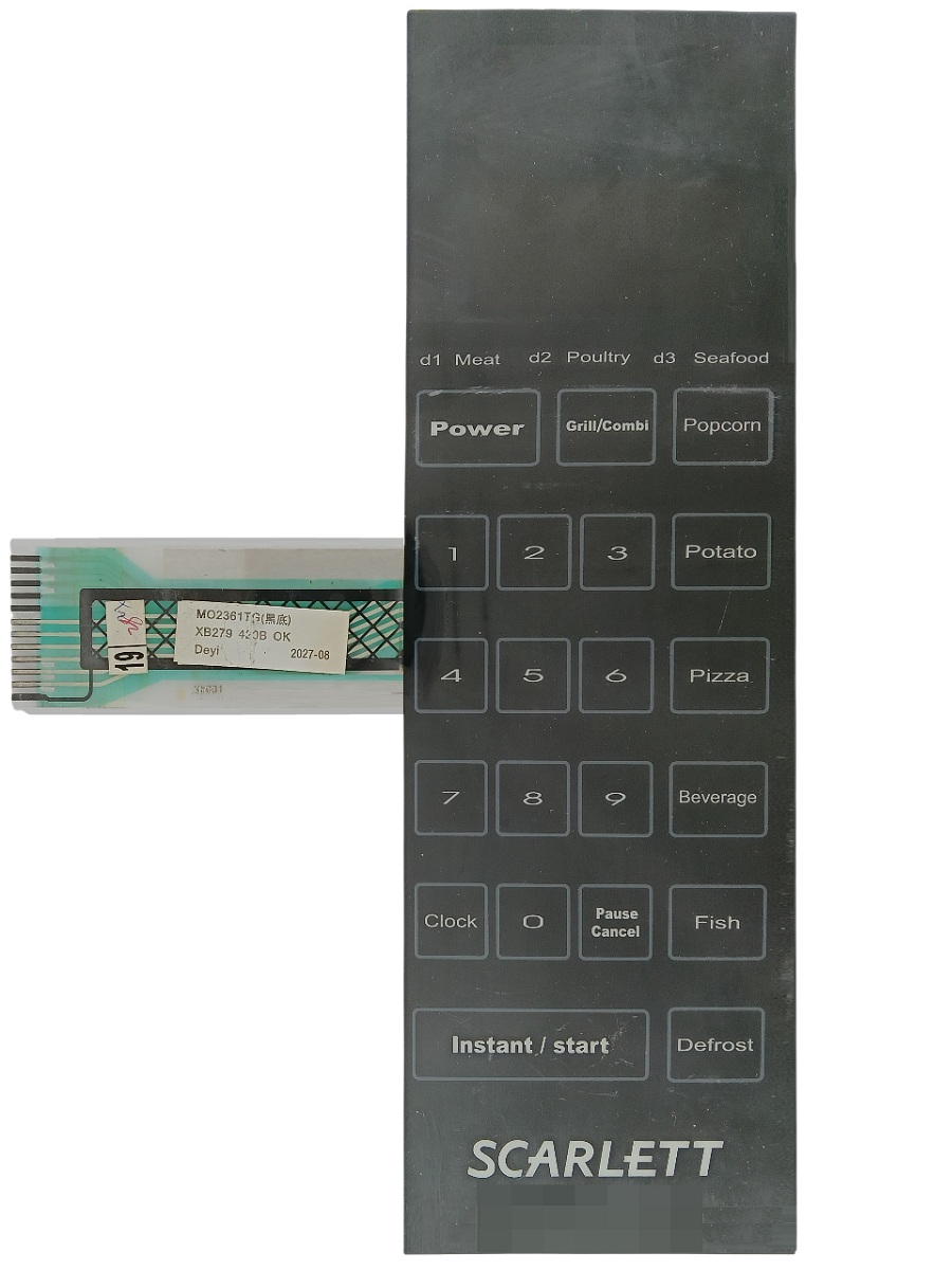 картинка MO2361TG Сенсорная панель для микроволновой СВЧ печи Scarlett SC-1700 Black  от магазина Интерком-НН