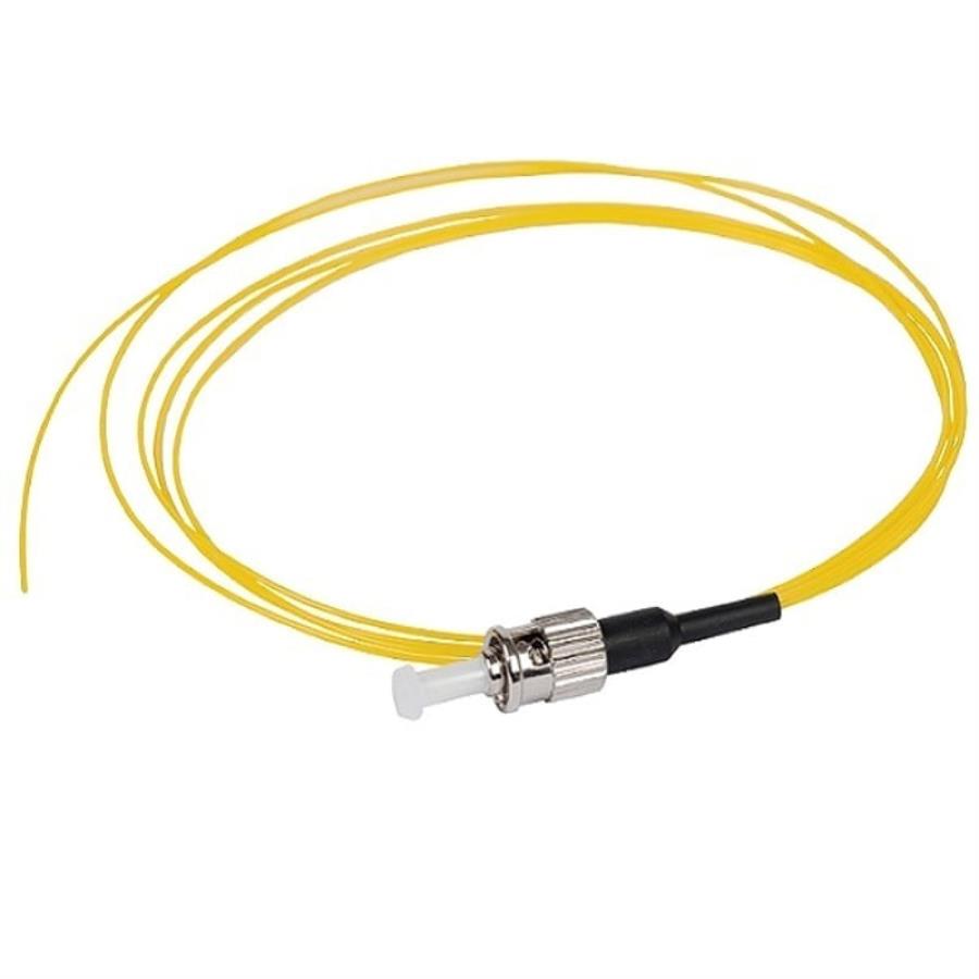 картинка Шнур оптический монтажный (пигтейл, pigtail) ST/UPC SM 0.9мм, 1.5м, 9/125мкм G652, одномодовый от магазина Интерком-НН