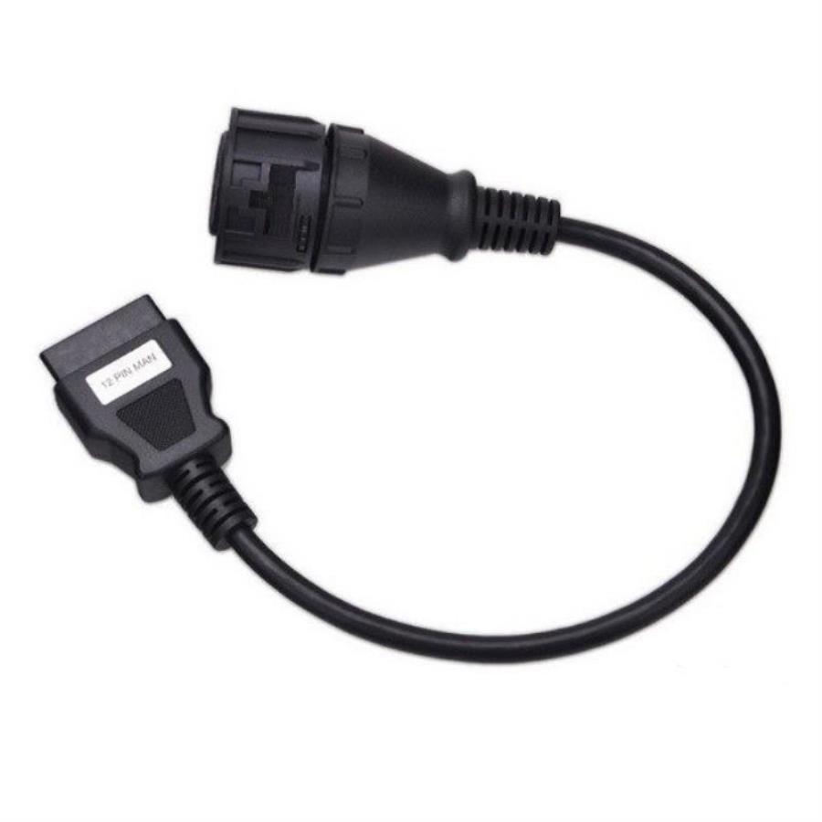 картинка Кабель-переходник диагностического разъема MAN 12pin на OBDII 16pin для грузовых автомобилей от магазина Интерком-НН