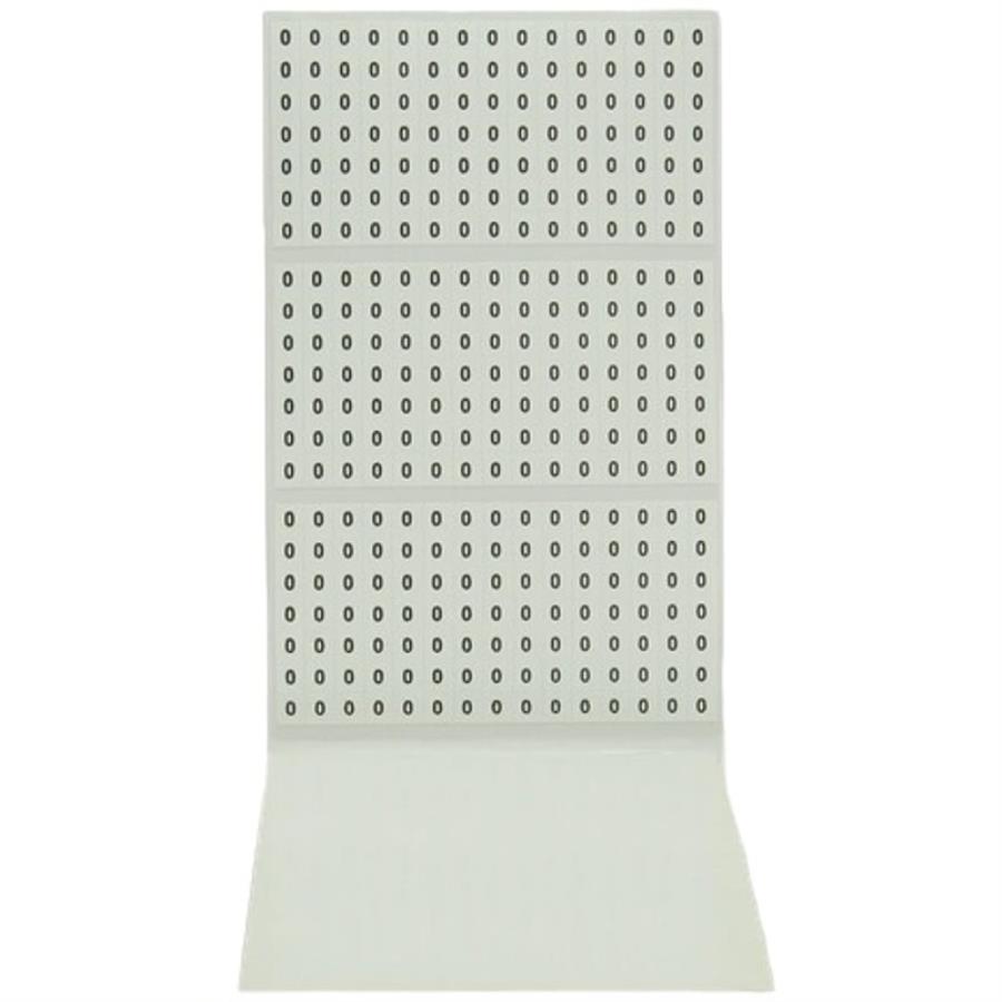 картинка Книжка (блокнот) с наклейками 11 листов, цифры 0-9 для маркировки кабеля и провода от магазина Интерком-НН
