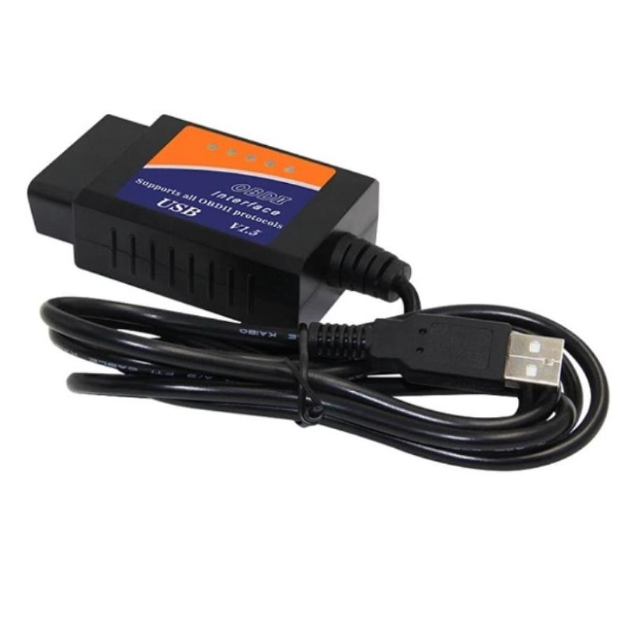 картинка OBD2 USB адаптер V1.5  ELM327 чип PIC18F25K80 автомобильный диагностический сканер от магазина Интерком-НН