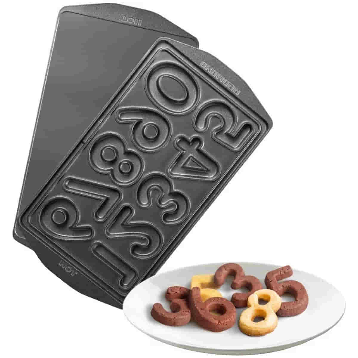 картинка Redmond RAMB-28 панель "цифры" 2шт (форма для выпечки печенья в виде цифр) для мультипекаря 6 серии от магазина Интерком-НН