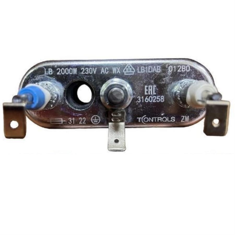 картинка T-Controls 3160258 ТЭН 2000Вт, 200мм с отверстием под датчик, прямой для стиральных машин Bosch  от магазина Интерком-НН