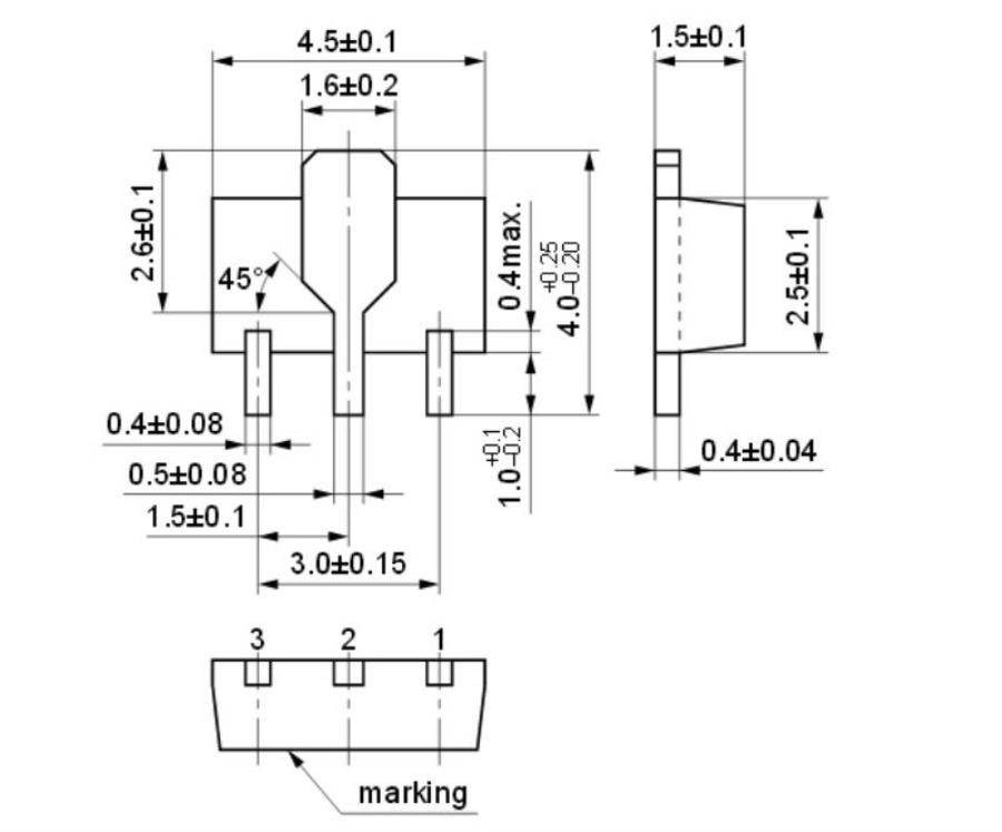 картинка Panasonic 2SB766ARTX TRANSISTOR, SI 0.5W от магазина Интерком-НН