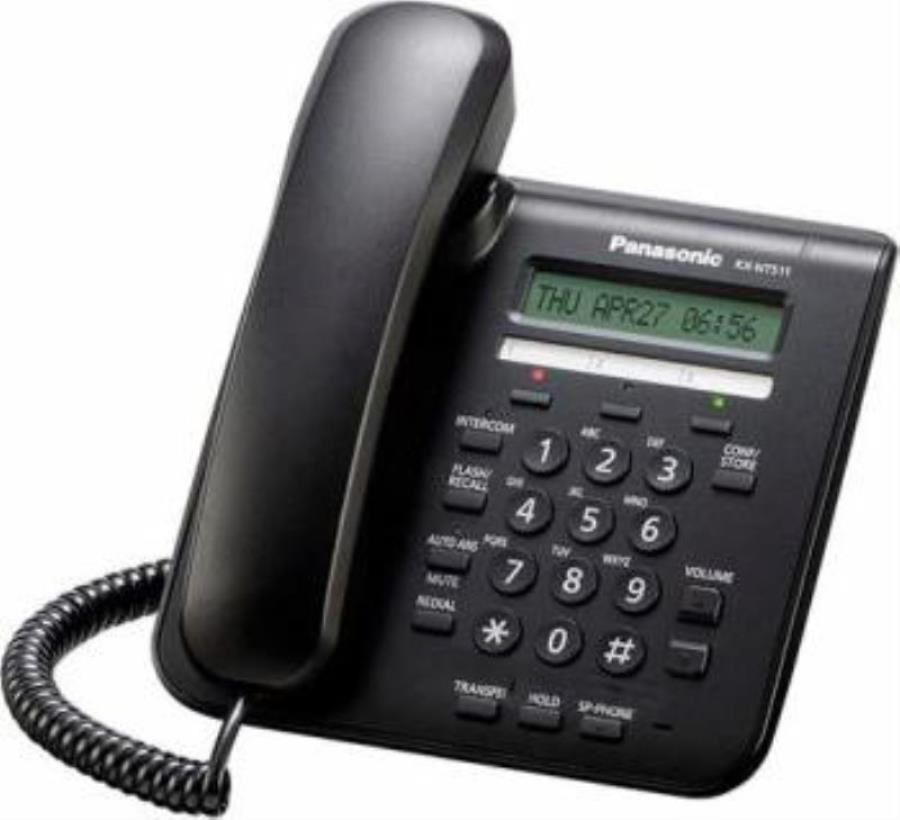 картинка Телефон IP Panasonic KX-NT511ARUB черный от магазина Интерком-НН