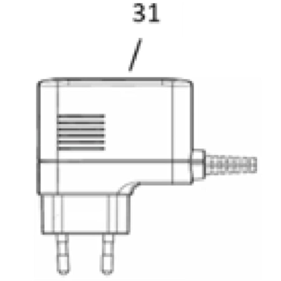 картинка Panasonic WERGB80K7661 (RE9-49) Зарядное устройство (адаптер) для триммера ER-GB60, ER-GB70, ER-GB80 от магазина Интерком-НН