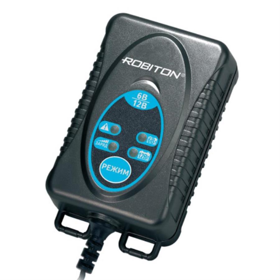картинка Robiton MotorCharger 612 Зарядное устройство для свинцово-кислотных аккумуляторов 6В и 12В от магазина Интерком-НН