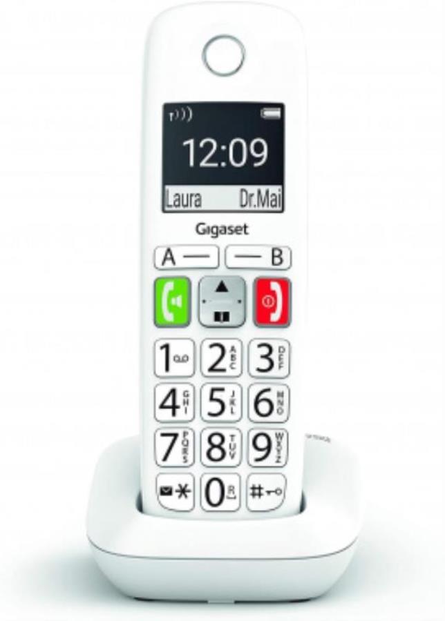 картинка Трубка доп. Dect Gigaset E290HX HSB RUS белый для E290 от магазина Интерком-НН