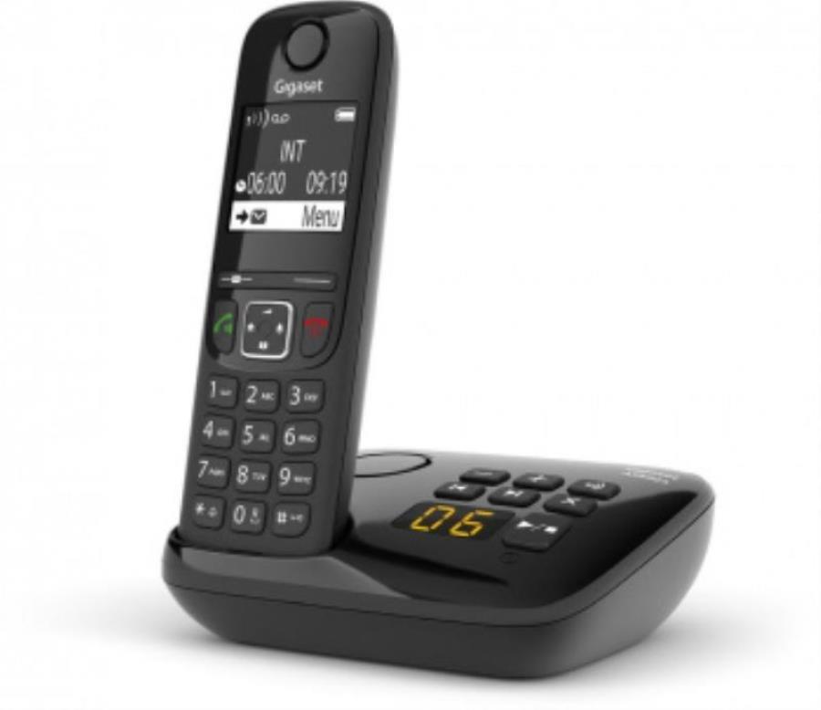 картинка Р/Телефон Dect Gigaset AS690A RUS черный автооветчик АОН от магазина Интерком-НН