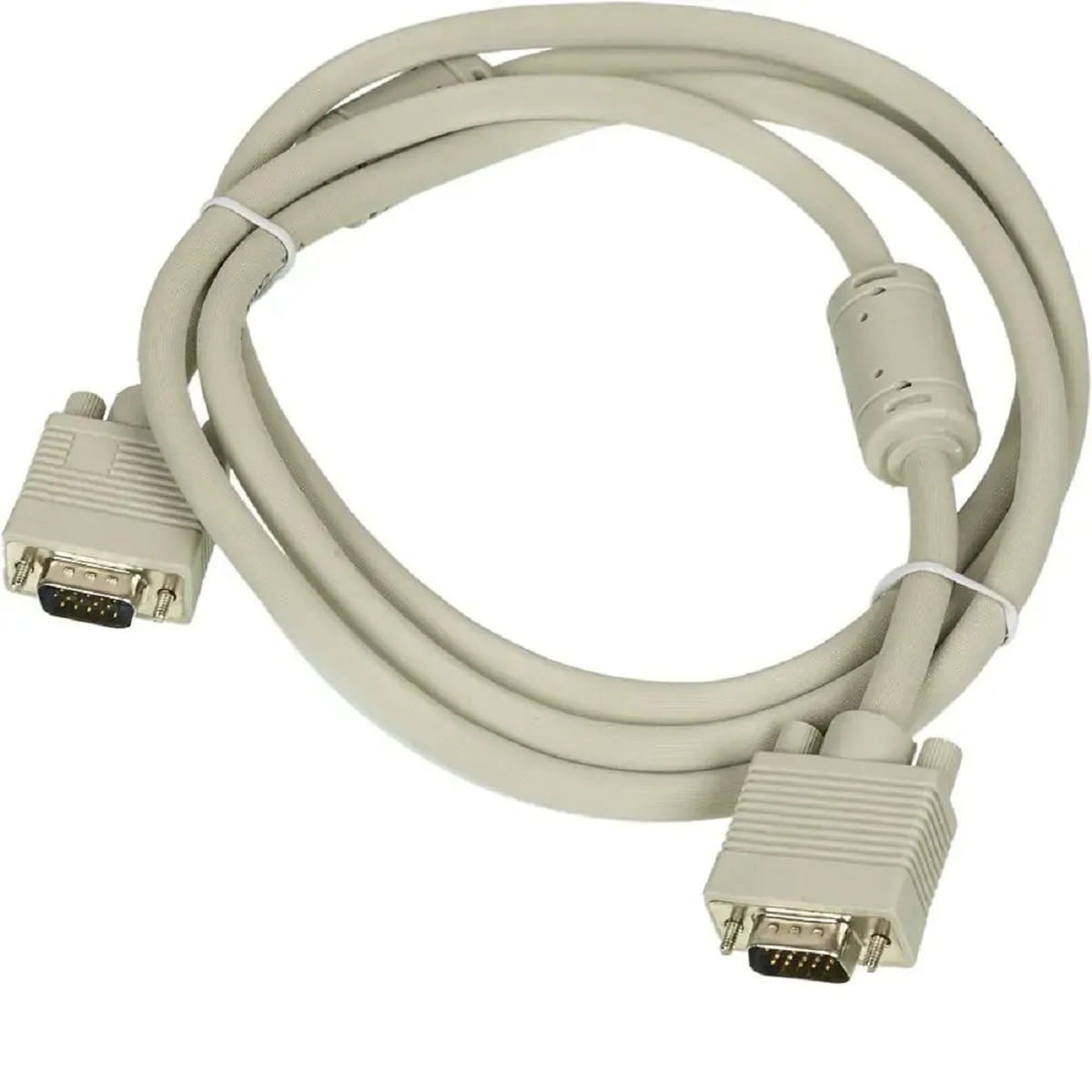 картинка Кабель VGA VGA (m) - VGA (m), ферритовый фильтр , 1.8м, серый от магазина Интерком-НН