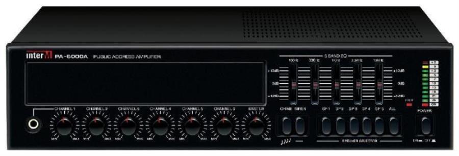 картинка Inter-M PA-6000А Усилитель Inter-M 240 Вт, 5 зон от магазина Интерком-НН