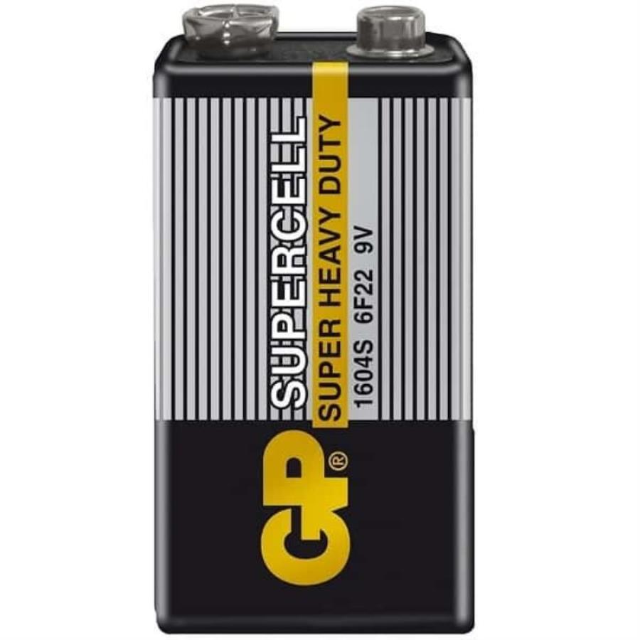 картинка GP Supercell GP1604S-2S1 6F22 элемент питания (батарейка), номинальное напряжение 9В (типа "Крона") от магазина Интерком-НН