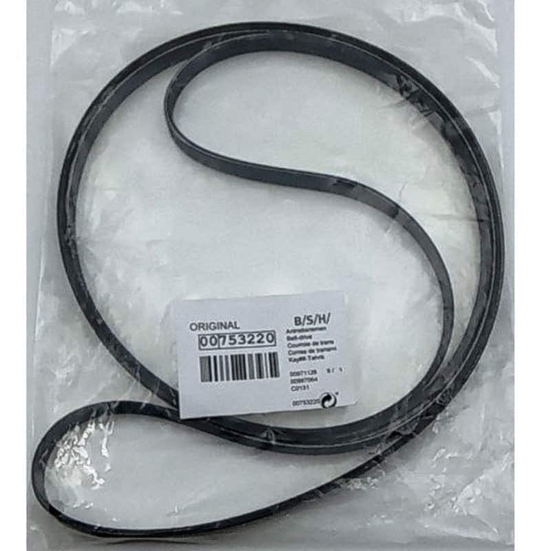 картинка Bosch 00753220 ремень приводной 1992 H7 для сушильной машины Siemens, Bosch, Whirlpool от магазина Интерком-НН