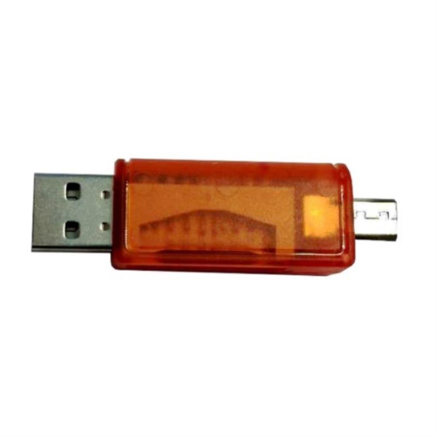 картинка OTG картридер (3329) micro USB (красный) от магазина Интерком-НН