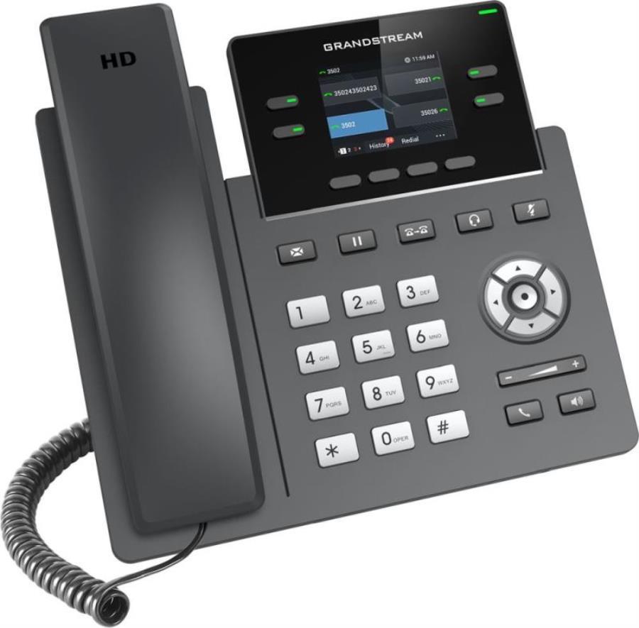 картинка Телефон IP Grandstream GRP-2612P черный от магазина Интерком-НН