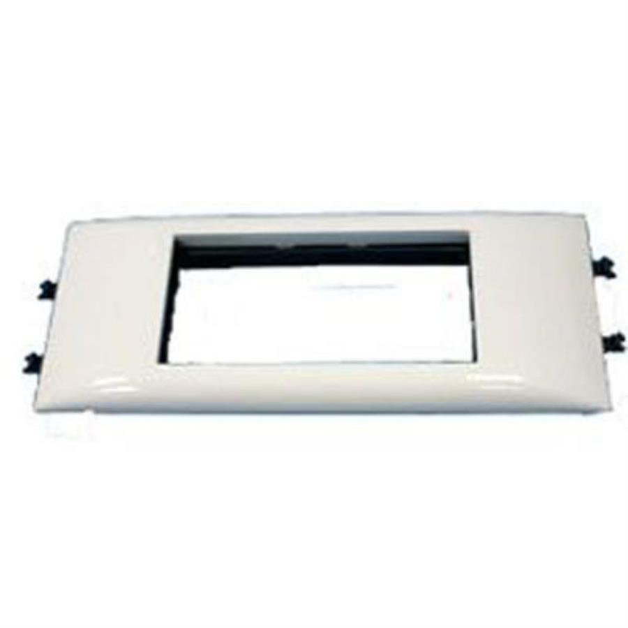 картинка 010954 Суппорт Mosaic для кабель-каналов DLP с крышкой 65мм, 4 модуля, белый Legrand  от магазина Интерком-НН