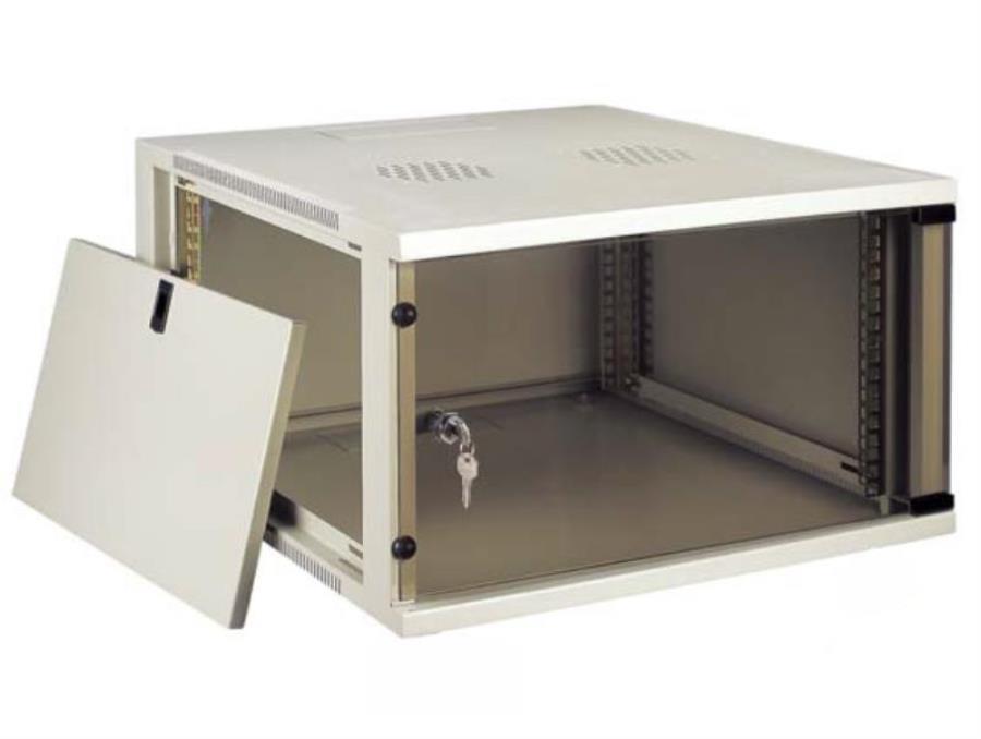 картинка Шкаф настенный 9U серия NGQ (540х450х445), собранный, серый "S" Netko от магазина Интерком-НН