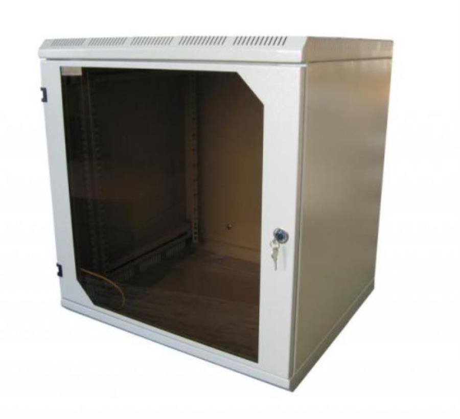 картинка Шкаф настенный 19", 6U, (600*600*368), собранный, серый, серия WM Netko от магазина Интерком-НН