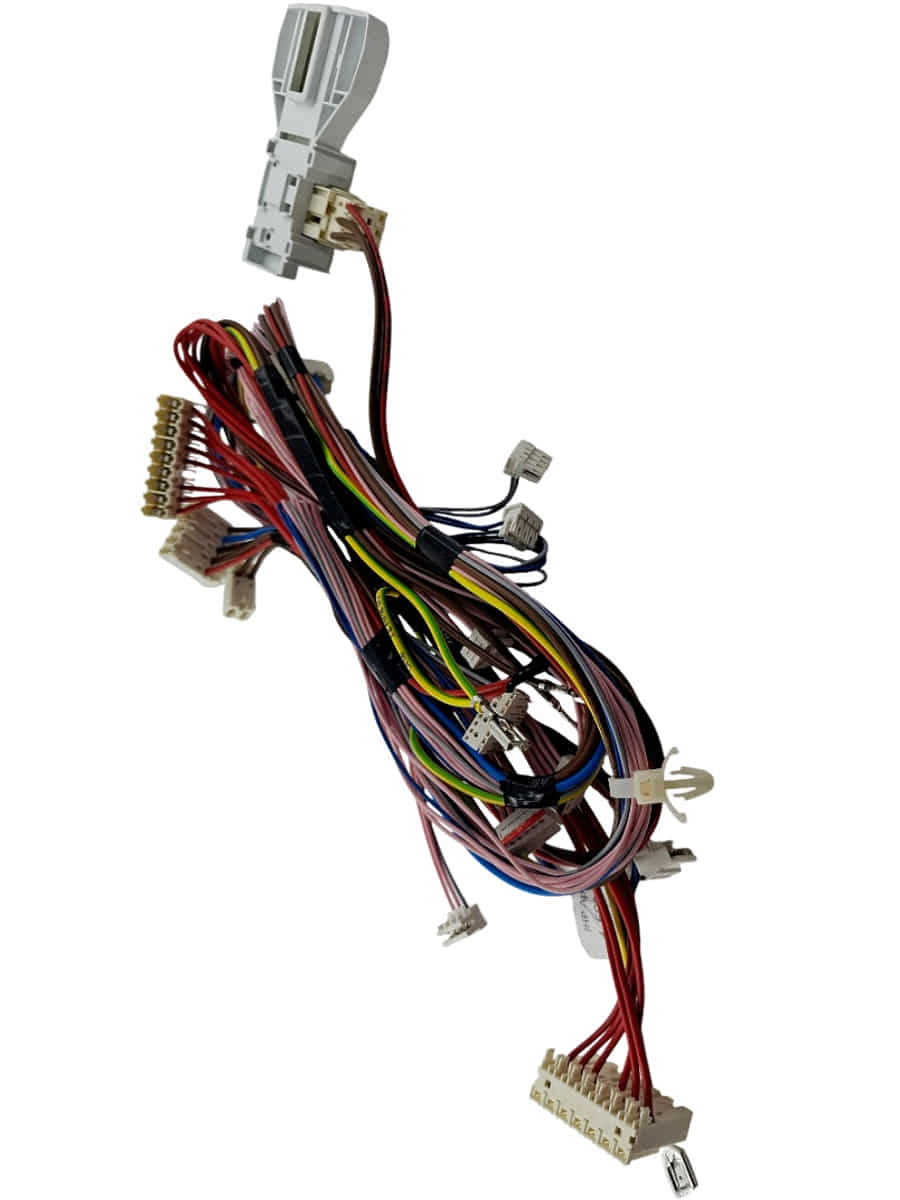 картинка Indesit C90000682 жгут проводов в сборе с замком для стиральной машины Ariston от магазина Интерком-НН