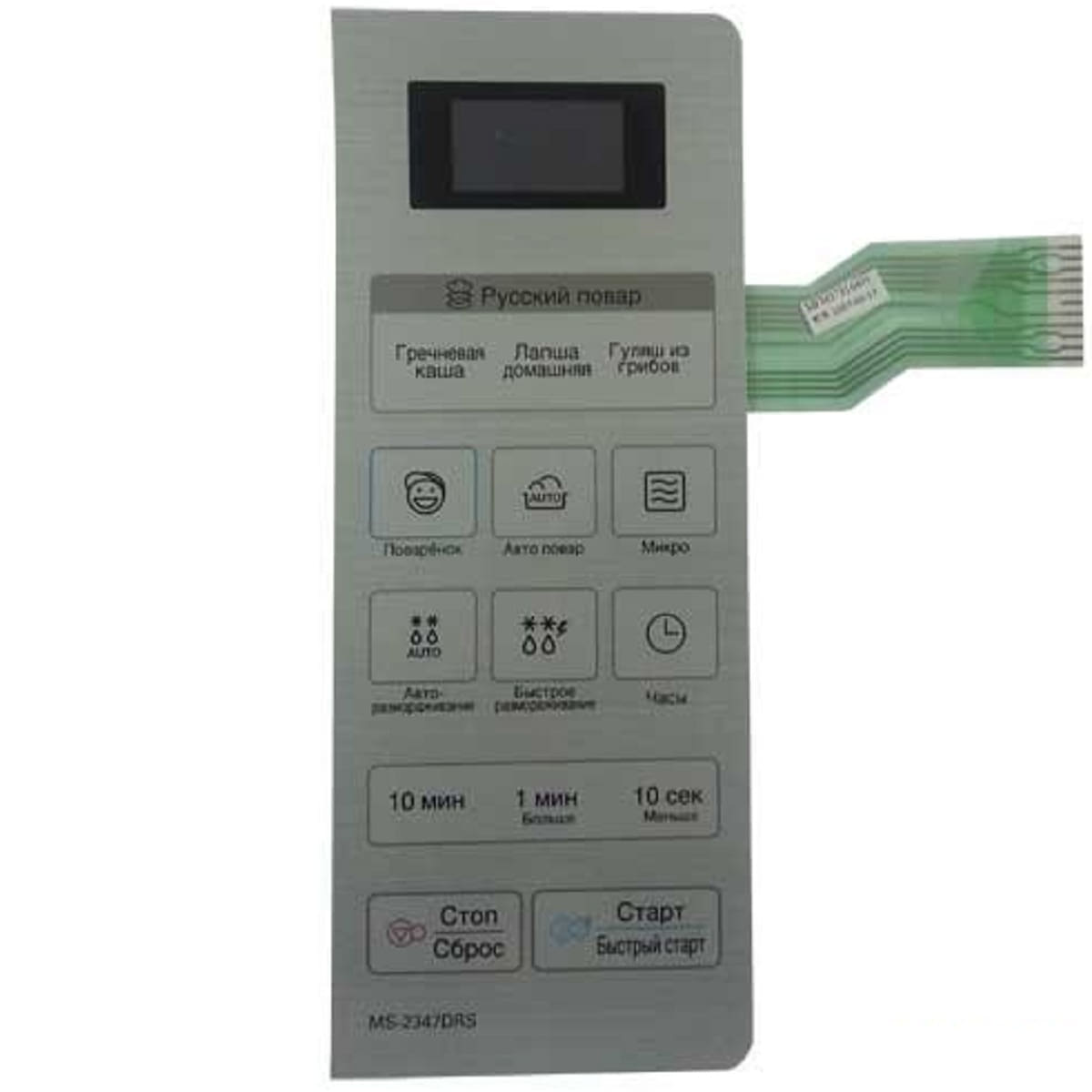 картинка LG MFM37316403 Сенсорная панель управления СВЧ MS-2347DR от магазина Интерком-НН