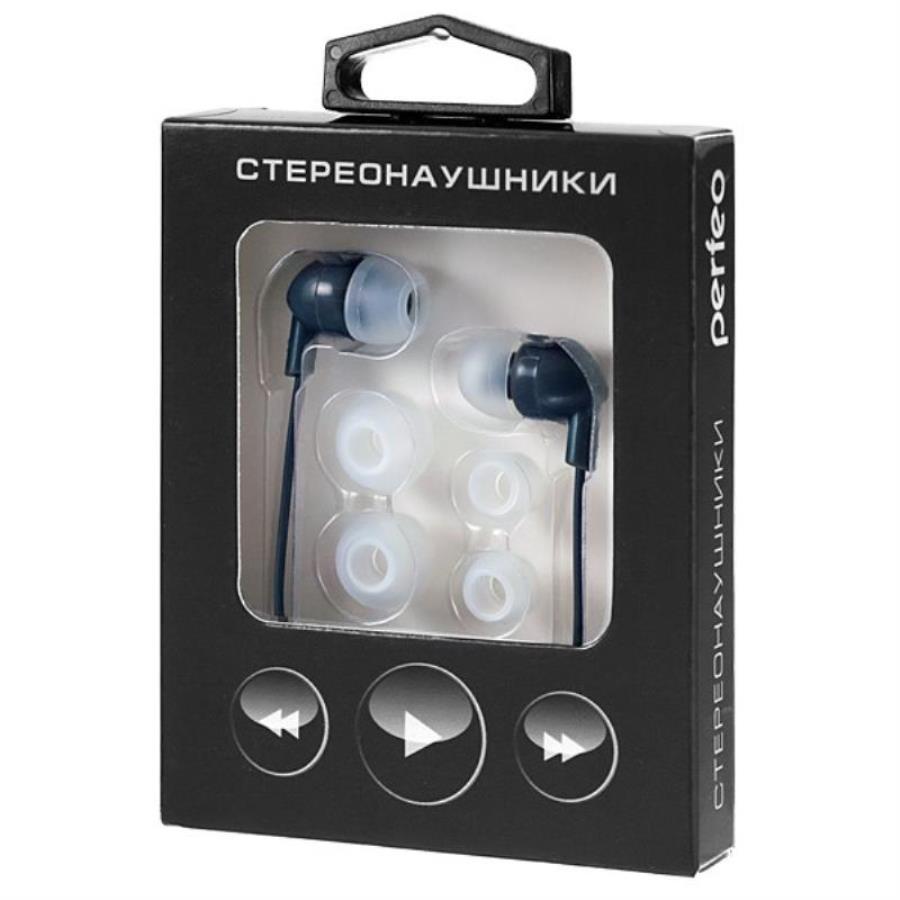 картинка Perfeo PF-IPD-BLK Внутриканальные наушники, черные    от магазина Интерком-НН