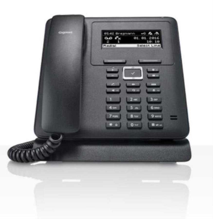 картинка Телефон IP Gigaset Maxwell Basic черный (S30853-H4002-S301) от магазина Интерком-НН