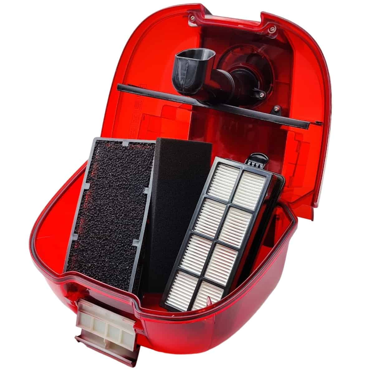 картинка Vitek VT-1833-KNSB-RED контейнер для сбора мусора в сборе c фильтрами к пылесосу VT-1833, красный от магазина Интерком-НН