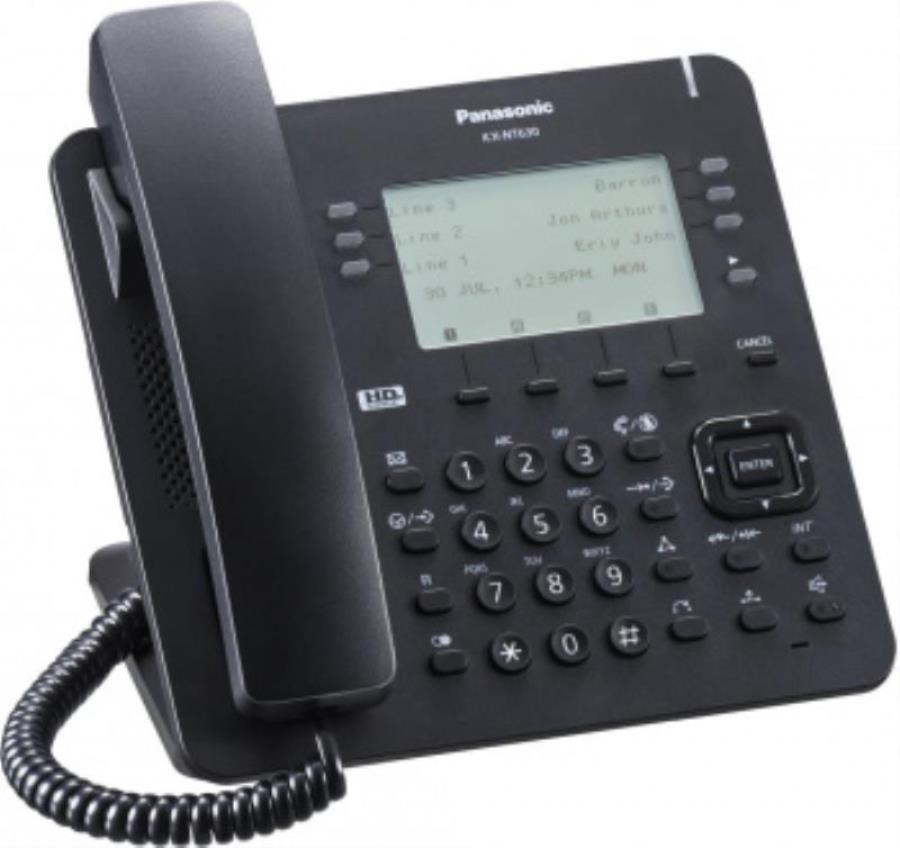 картинка Телефон IP Panasonic KX-NT630RU-B черный от магазина Интерком-НН